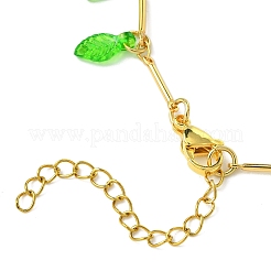 Messing-Gliederketten-Charm-Armbänder&nbsp;BJEW-JB11523-03