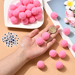 150 pompon en polyester&nbsp;DIY-SC0031-33D