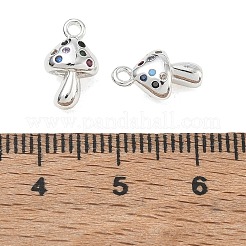 Breloques en laiton zircon cubique micro pavé&nbsp;CU-CBAB0CF-19S