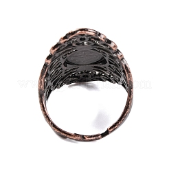 Anelli per dita retrò in ossidiana naturale&nbsp;RJEW-B067-02R-29