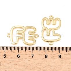 Dije de conector hueco de latón&nbsp;X-KK-F931-28D-G
