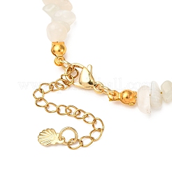 3 juego de pulseras de cuentas de piedra lunar natural&nbsp;BJEW-JB12413