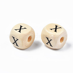 Perlen aus natürlichem Ahornholz&nbsp;WOOD-Q030-36