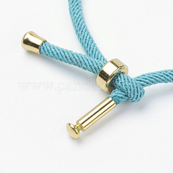 Bracelet en coton avec cordon torsadé&nbsp;MAK-L012-01