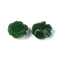 Perles sculptées en jade blanc naturel teinté&nbsp;G-Q601-41C-01