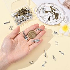 60ps 20 Arten musikalisches Thema tibetischen Stil Legierung Anhänger&nbsp;FIND-FS0005-05