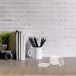 Münzbox aus Kunststoff&nbsp;ODIS-WH0030-12