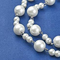 Handarbeit rund Glasperlenketten Perlen für Halsketten Armbänder machen&nbsp;AJEW-JB00055-01