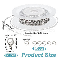 Kit de fabrication de collier de bracelet de chaîne de bricolage&nbsp;DIY-AR0003-67B