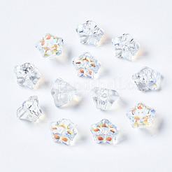 Perle di vetro trasparente&nbsp;GGLA-S054-011C-01