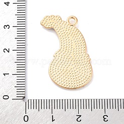 Emaille-Anhänger aus Legierung zum St. Patrick's Day&nbsp;FIND-M060-24B-G