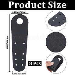 8 Stück PU-Lederbezug für Rollschuhe&nbsp;AJEW-CL0002-64