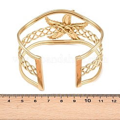Statement-Armreifen aus Edelstahl 304&nbsp;BJEW-Z161-02G