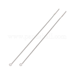 Boucle d'oreille à tige en acier inoxydable 304 anti-ternissement&nbsp;LS-STAS-E161-07P
