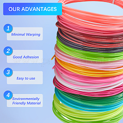 30 Bündel 30-Farben-3D-Druckstift-Filament&nbsp;DIY-WH0021-40