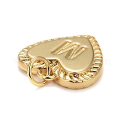 Ciondoli in vero ottone placcato oro 18k con placcatura a cremagliera&nbsp;KK-E260-01G-M