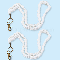 2 Stück Polyester-Ausweis-Handy-Lanyard&nbsp;AJEW-CY0002-19B