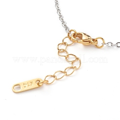 Ensembles de bijoux avec colliers et bracelets en acier inoxydable 304&nbsp;SJEW-JS01186