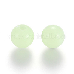 Cuentas redondas acrílicas luminosas&nbsp;LACR-R002-12mm-01