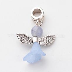 Tibetische Legierung europäische baumelnde Charms&nbsp;PALLOY-JF00211