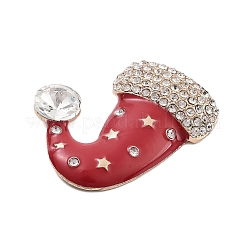 Strass-Cabochons aus weihnachtlicher Legierung&nbsp;FIND-U016-03G-01