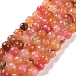 Cuentas de ágata natural hebras&nbsp;G-M437-C01-01I