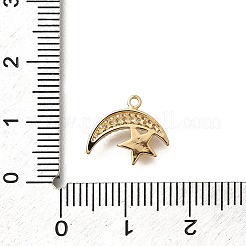 Ottone micro spianare pendenti zirconi&nbsp;LS-KK-Q035-06G