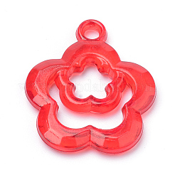 Pendentifs en acrylique transparent &nbsp;TACR-S144-54