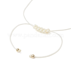 Chakra-Armbänder aus geflochtenen Naturstein-Splitterperlen&nbsp;BJEW-JB12885