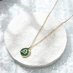 Halsketten mit Sternbild-Anhänger aus 304er Edelstahl mit Mikropavé und Zirkonia&nbsp;NJEW-R021-01G-07