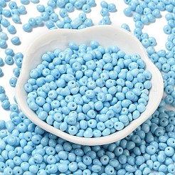 6/0 perline di semi di vetro con vernice opaca per cottura a forno&nbsp;SEED-M012-02A-13