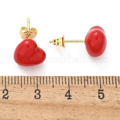 Messing Ohrstecker&nbsp;EJEW-F359-06G