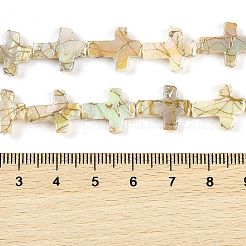 Natürliche Süßwasser-Muschelperlenstränge im Ziehbank-Stil&nbsp;X1-BSHE-G036-01