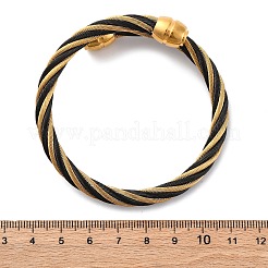 Bracelets joncs torques en acier inoxydable 304 pour femmes&nbsp;BJEW-P310-25MC