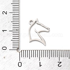 Anhänger aus Edelstahl 304 mit Tiermotiven&nbsp;STAS-D213-02C-P