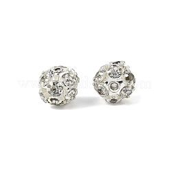 Messing Legierung Strass Perlen&nbsp;RB-A019-8mm-01S