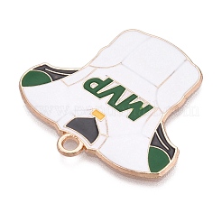 Anhänger aus Emaille mit Rugby-Motiv&nbsp;ENAM-T021-08KCG