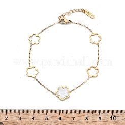 Ionenplattierung (IP) 304 Edelstahl-Gliederarmbänder&nbsp;BJEW-P345-11G-01