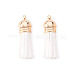 Décorations de pendentif pompon en daim&nbsp;X-FIND-R095-002LG