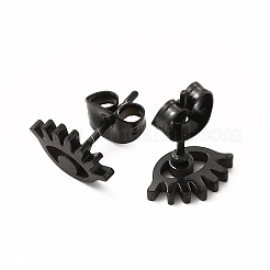 Halloween-Auge 304 Edelstahl Ohrstecker für Frauen&nbsp;EJEW-B019-02EB