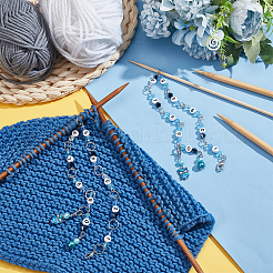 Strickende Reihenzählketten aus Glas- und Acrylperlen&nbsp;HJEW-AB00547