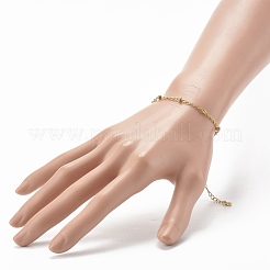 Bracelet chaîne satellite en acier inoxydable 304&nbsp;BJEW-JB06523-02