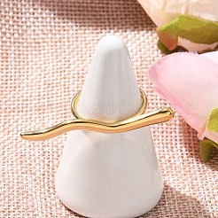 Anillos de puño abiertos de barra de acero inoxidable 304 para mujer&nbsp;RJEW-Z077-01G-10