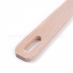 Aiguilles à tricoter en bois à gros chas&nbsp;TOOL-WH0079-54-1