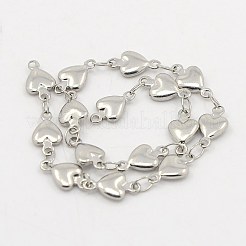 Catene a forma di cuore in acciaio inossidabile 304 da 3.28 piede resistenti all'ossidazione&nbsp;X-CHS-K001-53-5.5mm