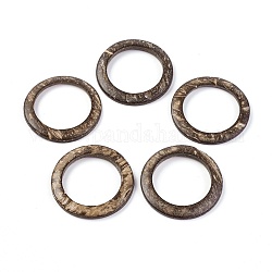 Kokosnuss-Verbindungsringe, Ring, 38x2.4~2.5 mm, Innendurchmesser: 27.2~27.3 mm