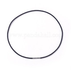 Fabbricazione della collana di corde di poliestere, con 304 ganci in acciaio inox, nero, 18.89 pollice (48 cm), 3mm