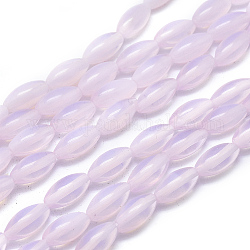 Chapelets de perles d'opalite, ovale, 12x5.5mm, Trou: 1mm, Environ 34 pcs/chapelet, 15.16 pouce (38.5 cm)