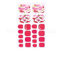 Conjunto de arte de uñas de cubierta completa, calcomanías autoadhesivas para uñas con diseño de purpurina, para mujeres y niñas manicura de diy, otro patrón, 92x60mm