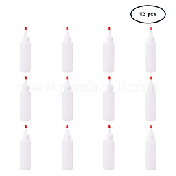 Botellas de pegamento plástico, blanco, 17x4.2x0.12 cm
